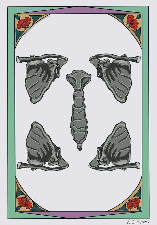 Scapula and Sternum Print
