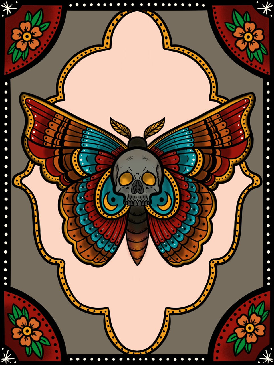 Death Moth Print