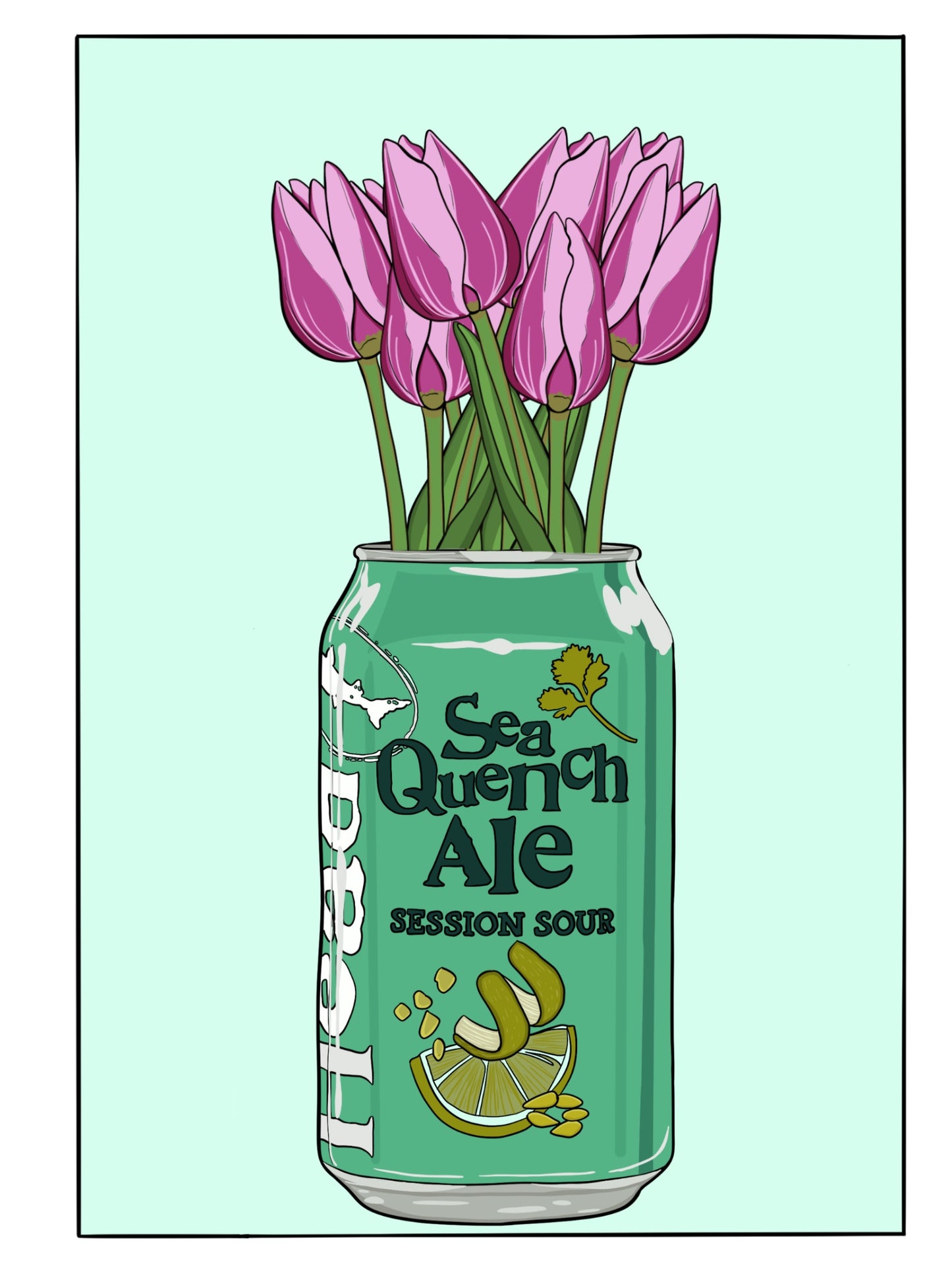 Sea Quench Ale Art Print
