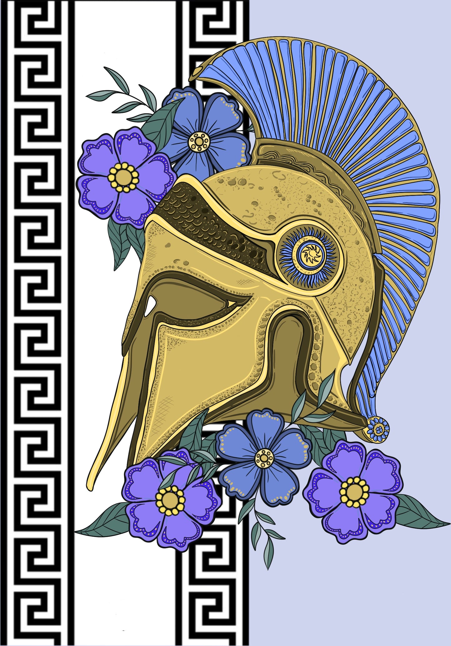 Spartan Helmet Art Print